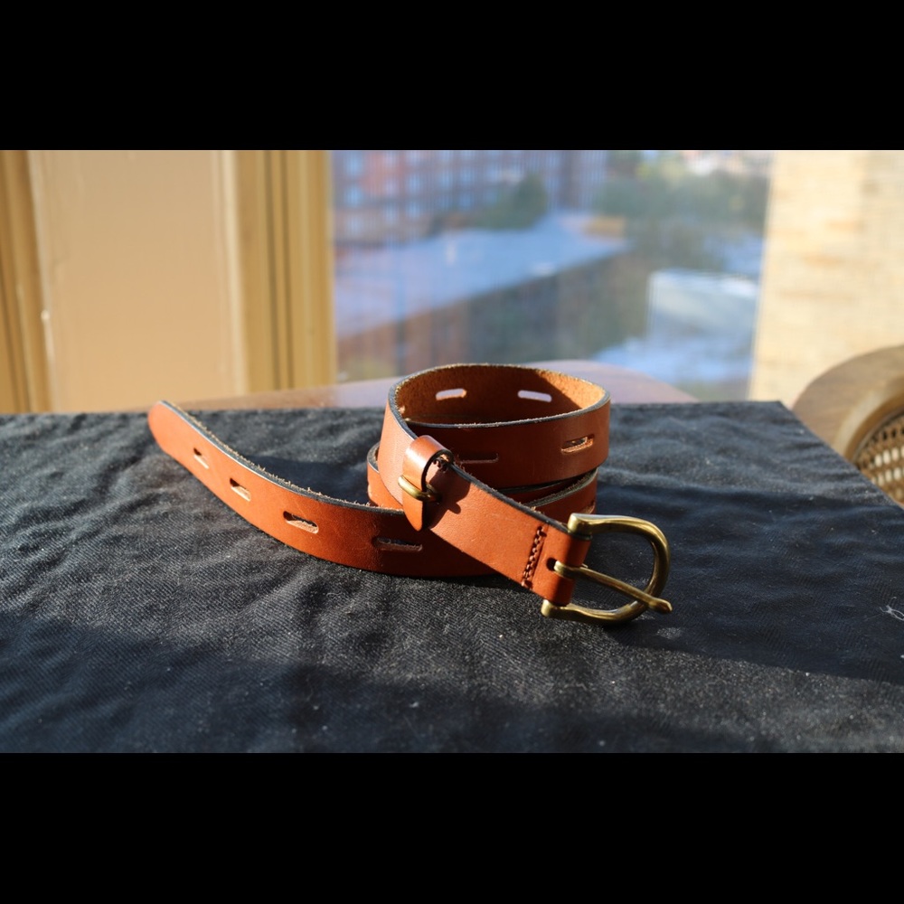Madewell Backcountry Belt in English Saddle
